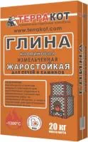 смесь кладочная "терракот" с содержанием глины каолиновой 99,9% (20 кг)