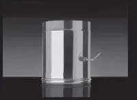 заслонка craft утепленная (шибер поворотный) нержавеющая (304/0,8/304/0,5) ф150/250