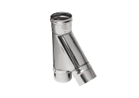 тройник феррум угол 135°, нержавеющий (430/0,5мм), ф110, по воде