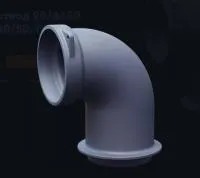 старт-отвод gfs угол 90° чугун ф150 гефест зк40/50, гром 40/50