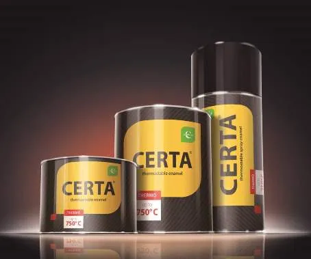 эмаль церта термостойкая, коричневая, (аэрозоль 0,52л), спектр