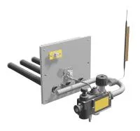 горелка газовая ермак уг-сабк-тб-38-1, 38 квт, энергонезависимое, для печей уралочка