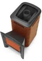 печь для бани тмф тунгуска 2017 inox витра нер. дверца антрацит терракота