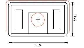 печь-камин tulikivi lampo nobile 2145 мм 