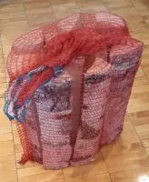 дрова березовые колотые, в сетке, 40 см, 1уп=6 штук