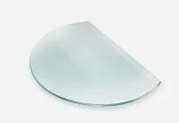 предтопочный лист термозакаленное стекло 6 мм прозрачное 1100х850мм, банный эксперт