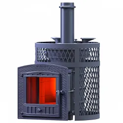 печь для бани gfs искандер ураган 18п2 зк pro чугунная