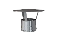 зонт феррум нержавеющий (430/0,5 мм) ф110 по дыму  