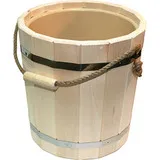 ведро "емеля" 15л, с пластмассовой вставкой, банный эксперт