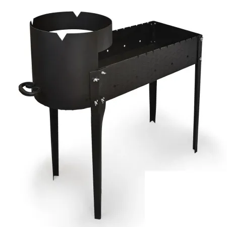 мангал узбекский с печкой 12л