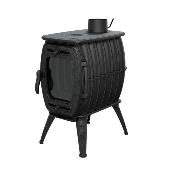 печь-камин отопительно-варочная прометалл бахта ii черный